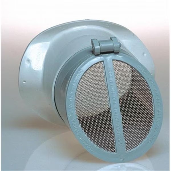 Rain Harvesting Pty Ltd TAFV98 Mozzie Stoppa Hi-Flow Flap Valve- to suit 4 in. coupling, Rain Harvesting Pty Ltd, Mfr#: TAFV104